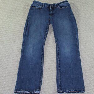 Lee Women's 6 / 28 Modern Series Curvy Fit Bootcut Blue Jeans